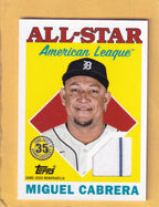 2023 Topps 1988 All-Star Baseball Relics #88ASR-MC Miguel Cabrera NM-MT+ MEM Detroit Tigers