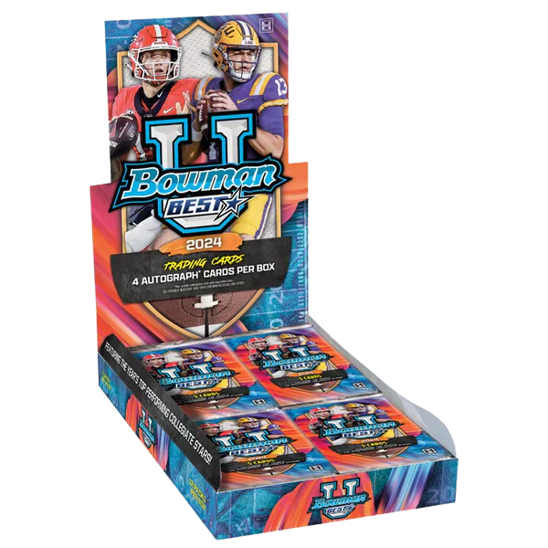 2024 Bowman U Best Football Hobby Box (12 Packs)