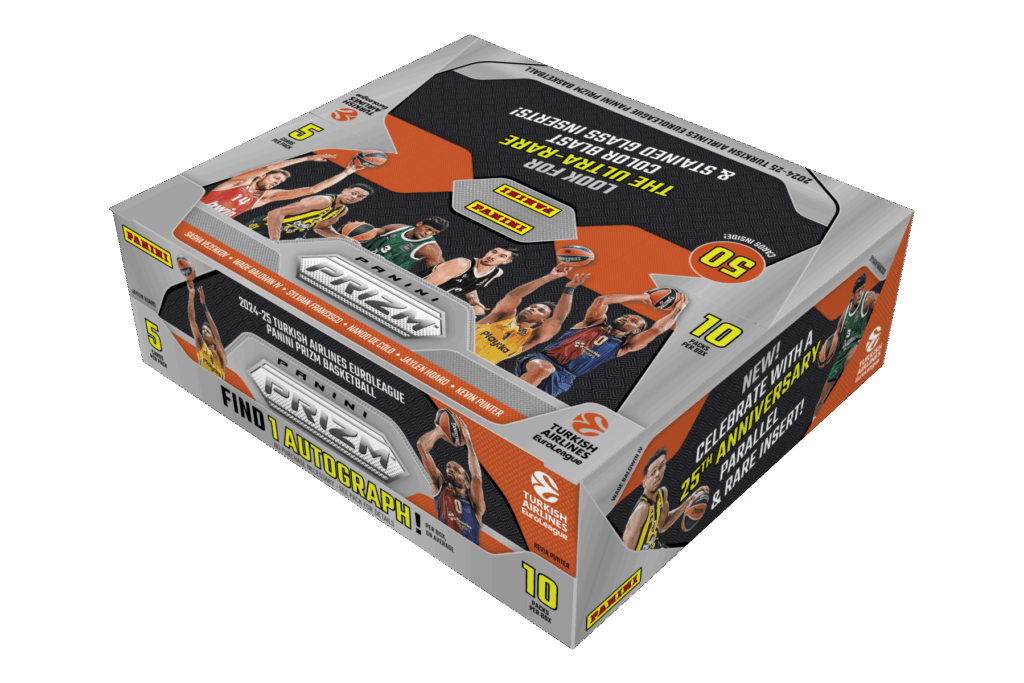2024-25 Prizm Euroleague Basketball Hobby Box (10 Packs)