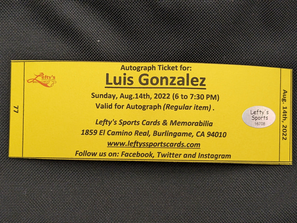Luis Gonzalez San Francisco Giants Autographed Baseball