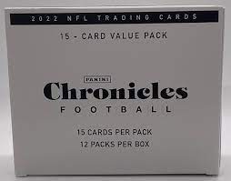 Panini Chronicles Football 2022 Value Pack Box (12 Packs)
