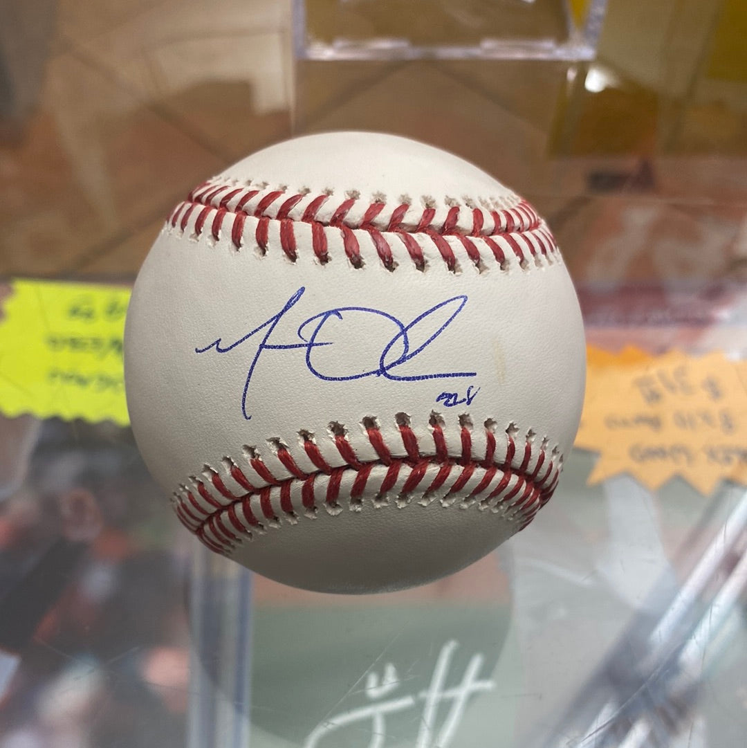 Matt Olson Oakland Athletics Autographed Baseball